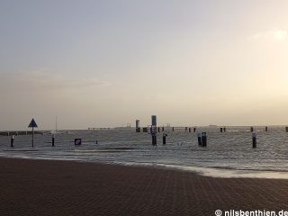 © 2022 – Hooksiel, Außenhafen, Sturmflut